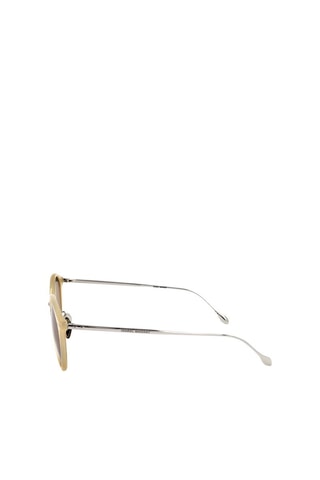Lunettes de soleil femme - Catégorie 2 - Isabel Marant - Jaune, marron et argenté