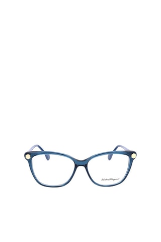 Lunettes de vue femme - Ferragamo - Bleu