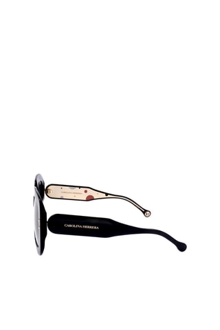 Lunettes de soleil femme - Catégorie 3 - Carolina Herrera - Noir et gris