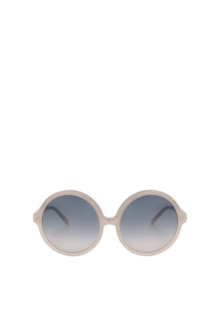 Lunettes de soleil femme - Catégorie 2 - No 21 by Linda Farrow - Beige et gris