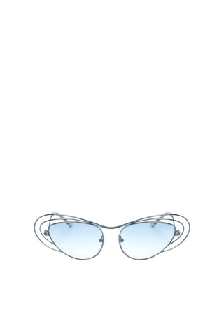 Lunettes de soleil femme - Catégorie 2 - Erdem by Linda Farrow - Bleu