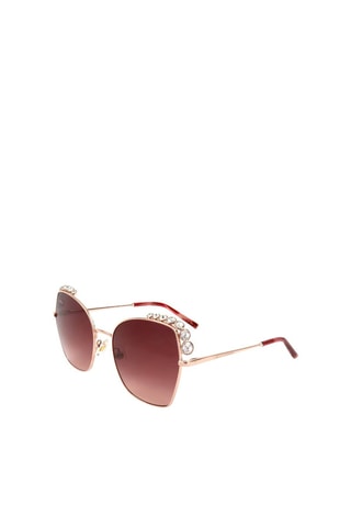 Lunettes de soleil femme - Catégorie 3 - Carolina Herrera - Rose et doré