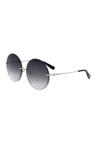 Lunettes de soleil femme - Catégorie 3 - Trussardi - Argenté, gris et noir