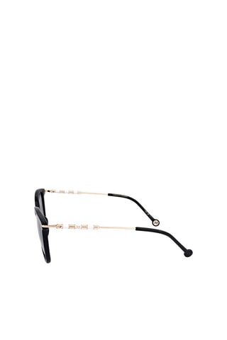 Lunettes de soleil femme - Catégorie 3 - Carolina Herrera - Blanc, noir, doré et gris