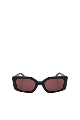 Lunettes de soleil femme - Catégorie 3 - Carolina Herrera - Noir, rose et rouge