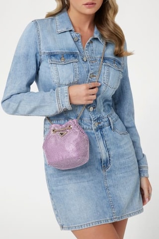 Sac seau Lua - Mauve - Guess