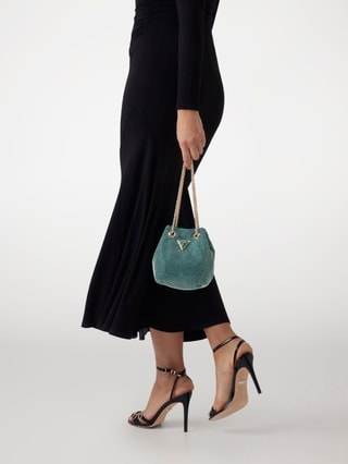 Sac seau Zalina - Vert émeraude - Guess