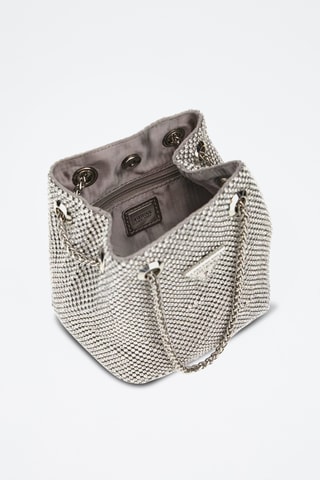 Sac seau Lua - Argenté - Guess