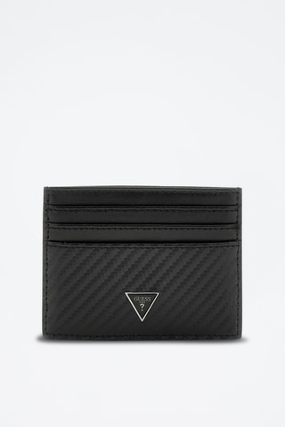 Porte-cartes en cuir Mito - Noir - Guess