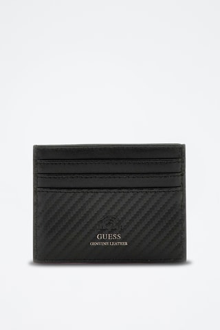 Porte-cartes en cuir Mito - Noir - Guess