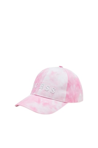 Cappellino tie and dye - Rosa e bianco