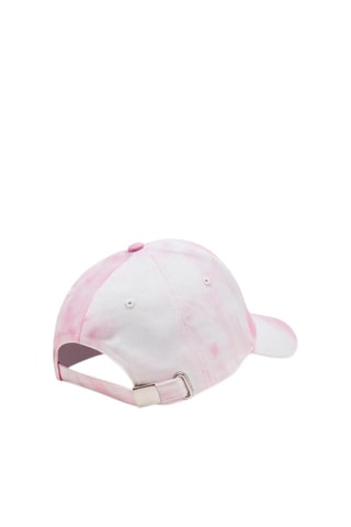 Cappellino tie and dye - Rosa e bianco