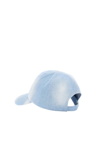 Casquette de baseball en jean - Bleu clair - Guess