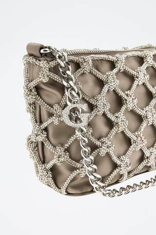 Sac porté épaule Zalina - Argenté - Guess