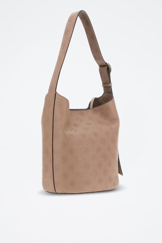Sac porté épaule et pochette Cresidia II - Taupe - Guess