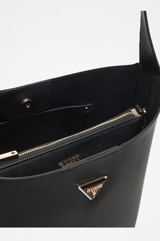 Sac porté épaule et pochette - Meridian - Noir - Guess