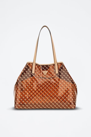 Cabas et pochette Tuana Large - Marron