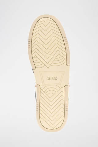 Baskets en cuir Ancona - Blanc et bleu marine - Guess