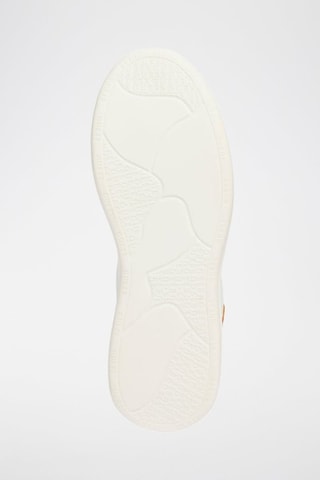 Sneakers plateformes en cuir - Blanc