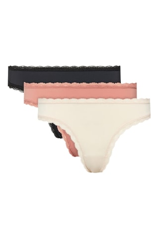 3 tangas - Noir - Guess
