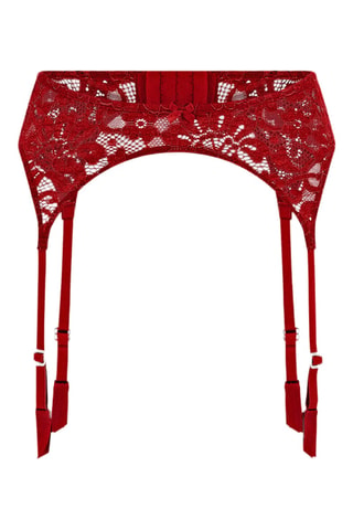 Porte-jarretelles Lina - Rouge