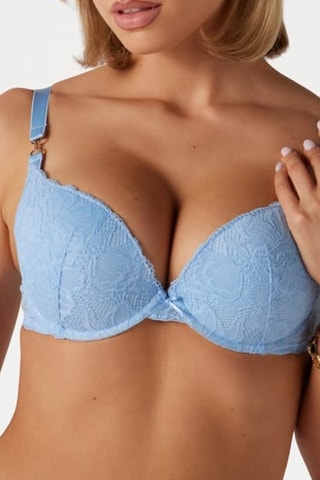 Reggiseno push-up Greta - Celeste