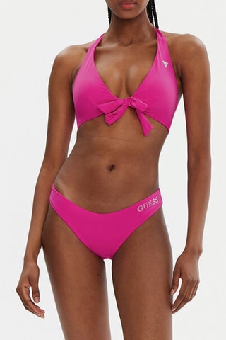 Reggiseno bikini con coppe - Fucsia