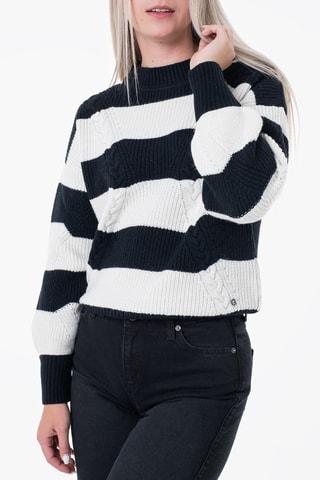 Pull Serena - Noir et blanc