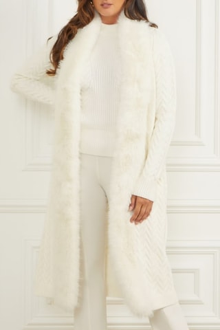 Gilet long Paula - Blanc - Guess By Marciano