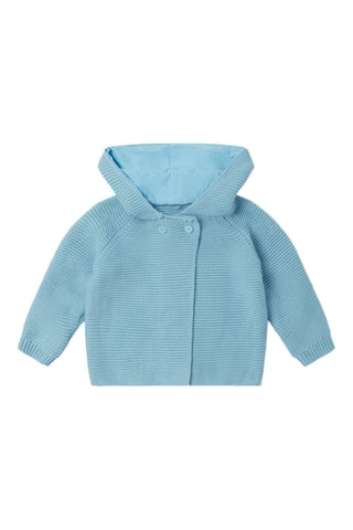 Gilet à capuche à oreilles - Bleu clair