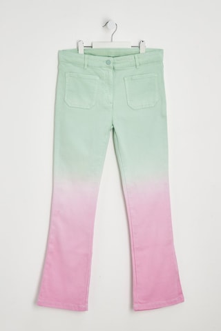 Pantaloni dip and dye - Verde