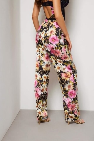 Pantalon taille haute - Rose