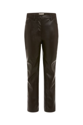 Pantalon droit taille haute - Noir