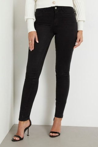 Jeans skinny a vita alta - Nero