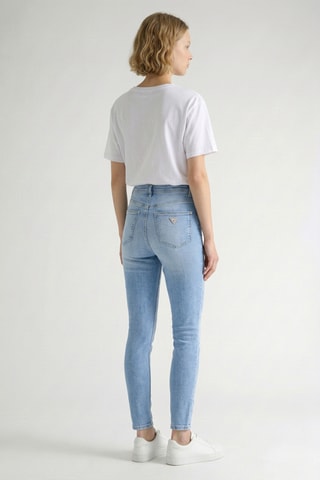 Jean skinny taille haute Fenice - Bleu clair