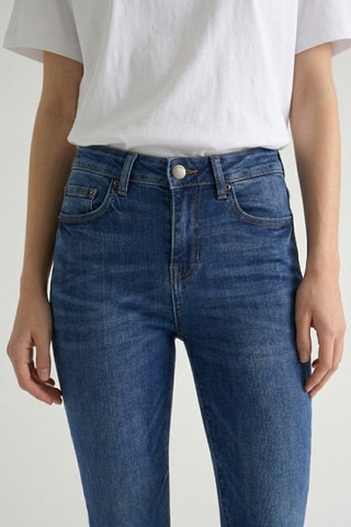 Jean skinny taille haute Tama Goya - Bleu cobalt