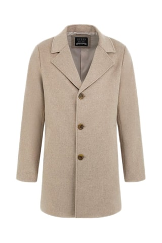 Manteau en laine - Beige chiné