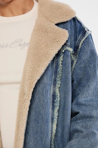 Manteau en jean Go - Bleu clair