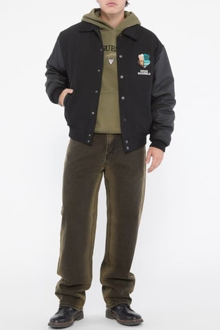 Veste en laine Go Crest - Noir