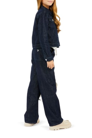 Veste en jean Lurex - Bleu marine  - Guess