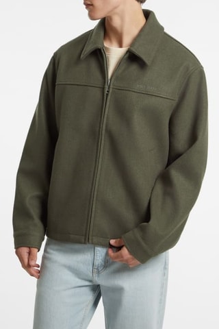 Veste en laine - Vert olive - Guess