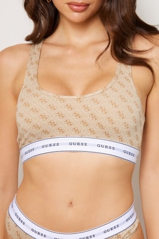 Brassière Carrie - Beige et blanc