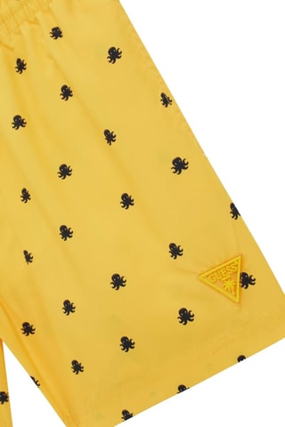 Short de bain - Jaune