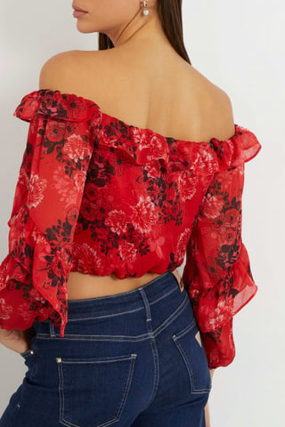 Crop top - Rouge