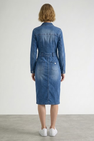 Robe chemise en jean Dali - Bleu clair