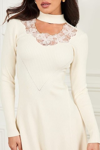 Robe pull Candice - Ecru