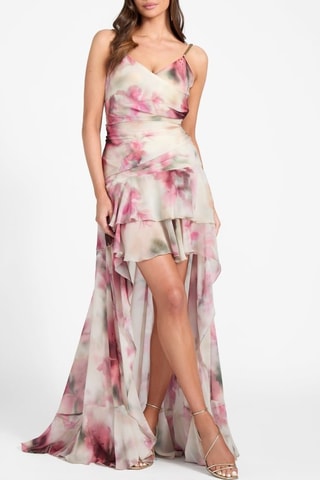Robe volantée Kendall - Rose poudré