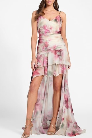 Robe volantée Kendall - Rose poudré