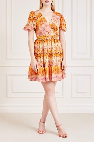 Robe patineuse - Orange