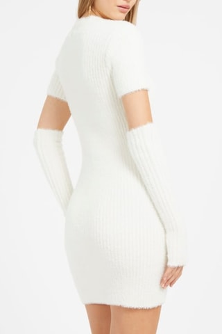Robe fourreau Meteor - Blanc